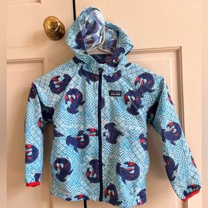 Patagonia baggies rain jacket